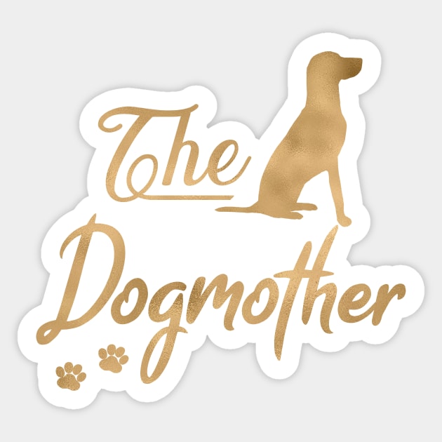 Vizsla Dogmother Sticker by JollyMarten